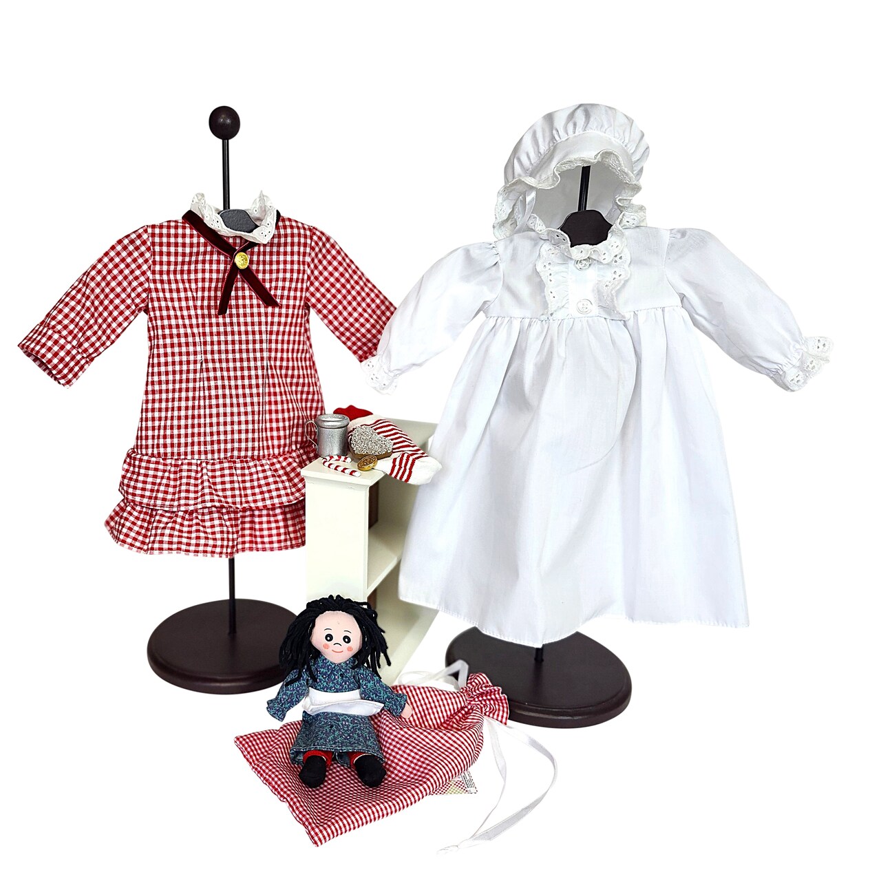 The Queen's Treasures Little House 18 In Doll Christmas Outfits & Accessories